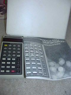 Novus 4510 Mathematician Calculator with Manual