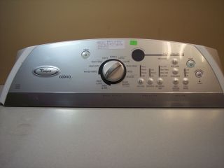 Whirlpool Cabrio Washer User Interface and Console W10200837 W10249219 