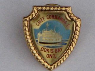   Commanda I Dokis North Bay Ontario Metal Lapel Pin Canada Souvenir
