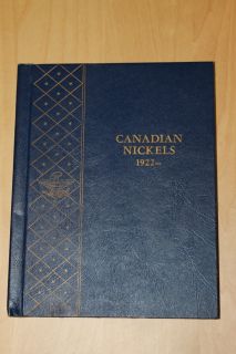 1922 1961 Canadian Nickel Collection in Whitman Folder junk drawer 