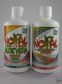  Nopal Cactus or Aloe Nopal Juice 100 Natural