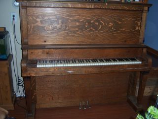  Great Oak Upright Piano
