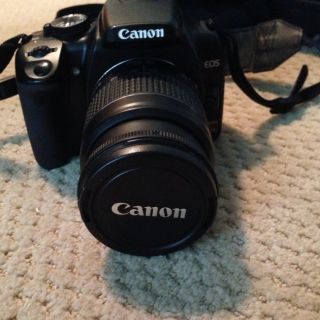 Canon EOS Digital Rebel XTi EOS10 1 MP Digital SLR Camera Black w Lens 