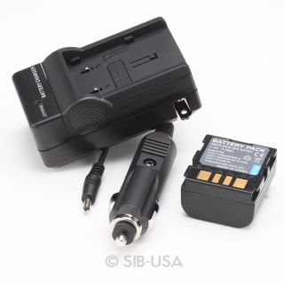 Battery Charger Car Kit for JVC Video Digital Camera BN VF707 U BN 