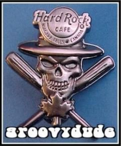 2007 Niagara Falls Hard Rock Cafe Canada Pin Skull Series HRC Lapel 