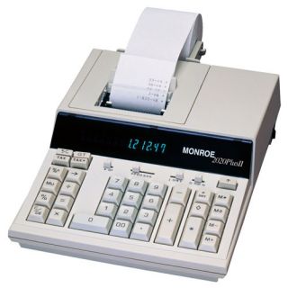 Monroe 2020PLUSII Desktop Printing Calculator Ivory