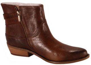 Lucky Brand Womens Tortoise Brown Calix Leather Booties Size US 8 5 
