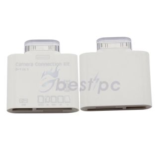 US 5 in1 USB Camera Connection Kit SD TF Card Reader for Apple iPad3 