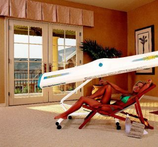 Sunquest 2000S portable tanning canopy Sun tan bed wolff lamps