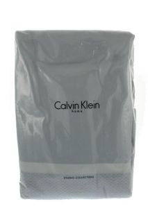 Calvin Klein New Mara Gray Cotton 107x92 Duvet Cover Bedding King BHFO 