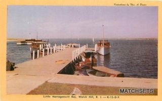 Watch Hill Rhode Island Little Narragansett Bay Postcard