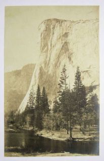 El Capitan Yosemite Valley 1880s George Fiske 7 x 4