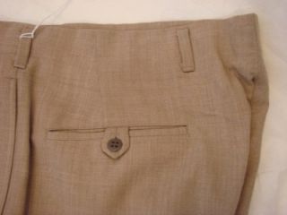 Vtg 50s Capps Fleck Atomic Hollywood Wool Dress Pants Drop Loop Swing 