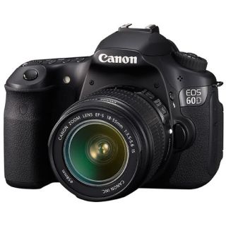 New Canon EOS 60D 18 55mm II Lens 19MP Digital SLR w 1 Year Warranty 