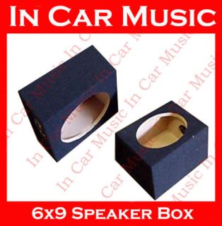 MDF 6x9 inches Speaker Pod Box Enclosure 6 X 9 Boxes for Car Van Boat
