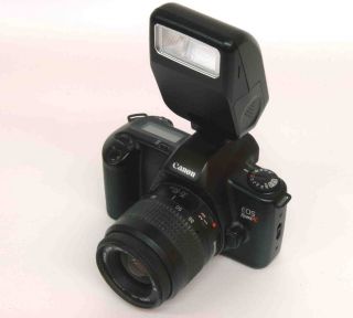 Canon EOS Rebel x Film Camera Lense and Flash SLR