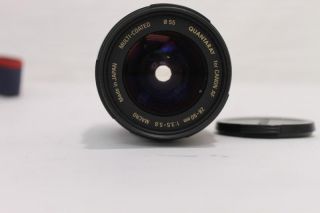 Canon EOS Rebel TI Film Camera Body w 28 90mm 70 300mm Quantaray 