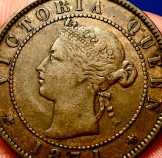 Old Canadian Coins 1871 One Cent Canada Desirable Coin