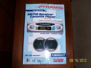 Pyramid Car Am FM Receiver Cassette Player