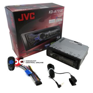 JVC KD A735BT CAR STEREO CD RECEIVER  W AUX IN PANDORA CONTROL 