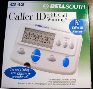  Caller ID Unit w Call Waiting