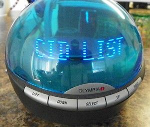 Olympia Info Globe LED Digital Caller ID Blue