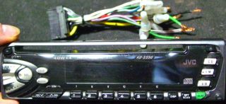 JVC Car Stereo Faceplate and Wire Harness for Model KD S550