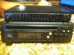   car Radio CD Player model KDC 78R & Kenwood Stereo Graphic Equalizer