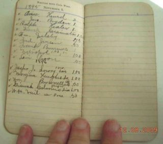 1895 Antique Dr Lowry Journal Accounts Carbondale PA