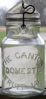 the canton domestic fruit jar quart