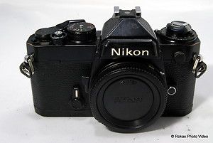 Nikon FE Camera Body Black Manual Focus Film SLR