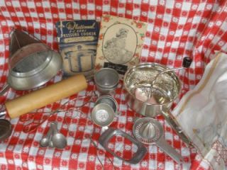 Vintage Lot Home Canning Supplies Kitchen Foley Food Mill Canning Book 