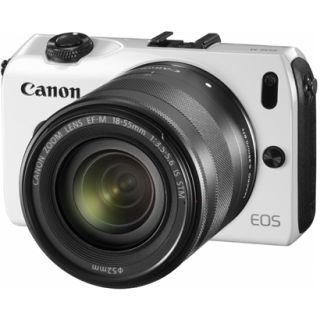 Canon EOS M Ultra Compact Mirrorless Digital Camera Double Lens Kit 