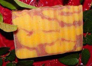   Cranberry Handmade Cold Process Soap Bar w Shea Butter & Avocado Oil