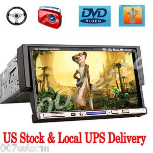   Dash LCD Car Stereo DVD CD Radio Video Player Touch Screen USA