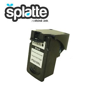 High Yield Remanufactured Black Ink Cartridge for Canon PG 210XL 