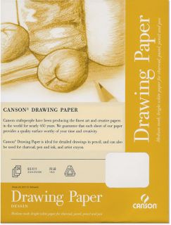 Cansons Drawing paper package contains 24 sheets of 70 lb (115 gsm) 8 