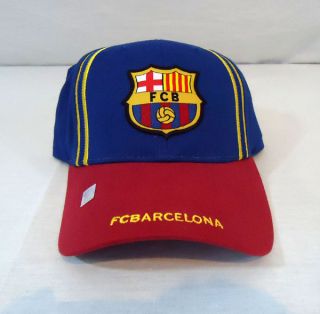 Barcelona Soccer Cap Hat Futbol Football New Blue