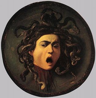 Medusa 1598 Caravaggio Repro Oil Painting