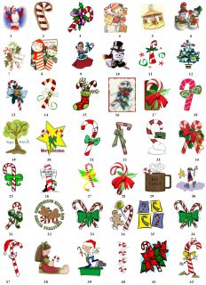 Candycane Candy Christmas Return Address Labels Gift Favor Tags Buy 3 