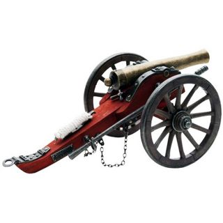Civil War Brass Barrel Cannon 1 14 Detailed Scale Model Confederate or 