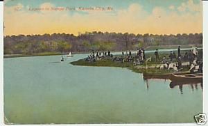 Lagoon in Swope Park Kansas City MO Missouri Canoes