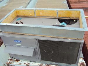 Carrier Air Conditioning Roof Top Unit System 120 000 BTU 7 Ton 
