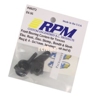 RPM Front Bearing Carriers for Traxxas Electric Rustler Stampede 