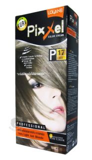 Lolane Pixxel Permanent Ash Gray / Grey Hair Dye Color Cream M25