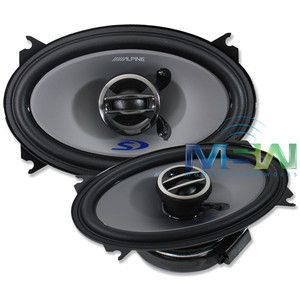   Coaxial Car Speakers Speaker Pair 4x6 SPS406 793276601384
