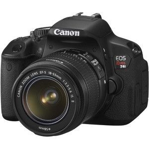Canon EOS Rebel T4i Digital Camera w/ Canon EF S 18 55mm f/3.5 5.6 IS 