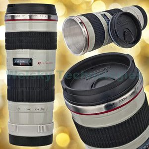 Canon Lens Mug Cup 70 200mm 1 1 Thermal Stainless Coffee Water Milk 