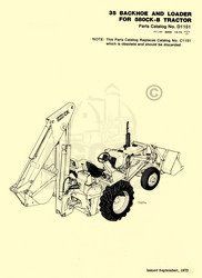 Case 35 Backhoe Loader 580CK B Parts Catalog Manual