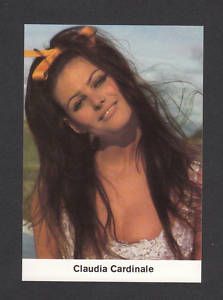 Claudia Cardinale 1969 RARE Model Rock Card Germany